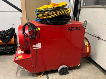 Oklima 140kw diesel heater kachel indirect gestookt beschikbaar voor biedingen