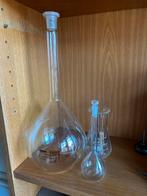 Scheikunde maatkolf en klein glaswerk, Ophalen