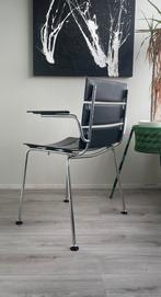 6x Vintage Fasem “STRIPE” tuigleder armchairs by Vegni ca90s