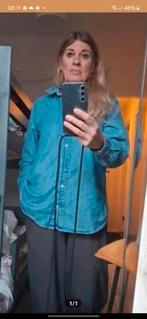 Spijkerblouse weinig gedragen, Kleding | Dames, Blouses en Tunieken, Ophalen of Verzenden, Zo goed als nieuw, Blauw