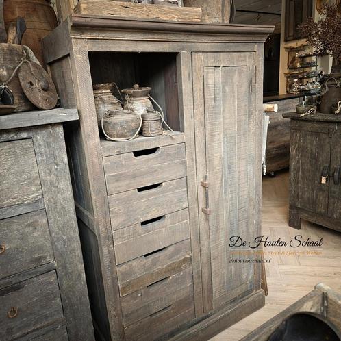 Opbergkast DRIFTWOOD, Huis en Inrichting, Kasten | Buffetkasten, Nieuw, 50 tot 100 cm, 25 tot 50 cm, Ophalen