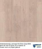 Waterbestendig Laminaat Wit Eiken Grijs 8500 8mm 4V-groev, 50 tot 150 cm, Nieuw, Ophalen of Verzenden, 10 m² of meer