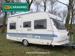 Hobby De Luxe 450 UF / Thule luifel / voortent, Caravans en Kamperen, Caravans, Rondzit, Hobby, Bedrijf, 750 - 1000 kg