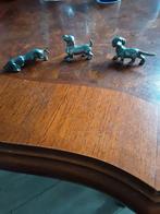 Tinnen Teckel Miniatuur Set, Ophalen of Verzenden