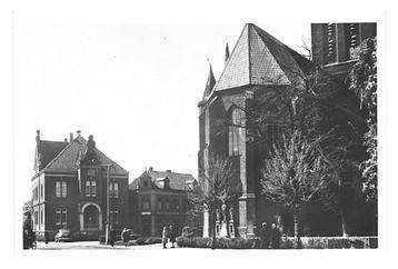 976723 Elten Gld 1949 Raadhuis Kerk Nette oude kaart onbesch beschikbaar voor biedingen