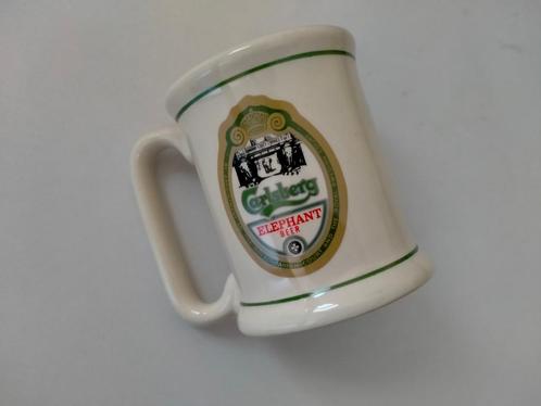 Carlsberg Elephant beer bier vintage bierpul KLEIN Limited, Verzamelen, Biermerken, Gebruikt, Pul(len), Overige merken, Ophalen of Verzenden