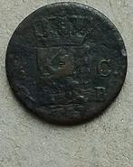 Nederland, 1/2 cent 1821 B, Postzegels en Munten, Munten | Nederland, Ophalen of Verzenden, Koning Willem I, Overige waardes, Losse munt