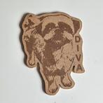 Hond portret op hout (gepersonaliseerd naam laser), Dieren en Toebehoren, Ophalen of Verzenden, Zo goed als nieuw