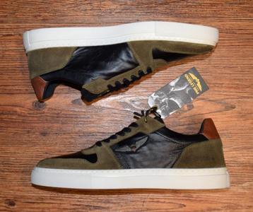 PME Legend - leren Fletchman sneakers Khaki - maat 42 beschikbaar voor biedingen