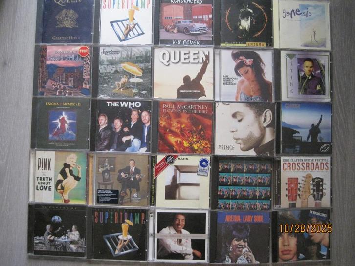 74 CD's - ROCK - POP - ENZ. ENZ., Cd's en Dvd's, Cd's | Rock, Zo goed als nieuw, Poprock, Verzenden