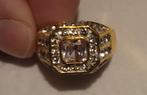 Goud En Zilver Nieuwe Ringen Met Steentjes, Heer, Nieuw, Ophalen of Verzenden, Kleiner dan 17