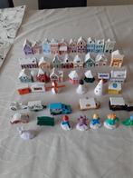 Complete AH Kersthuisjes met grondplaat met verlichting, Diversen, Kerst, Ophalen of Verzenden, Zo goed als nieuw