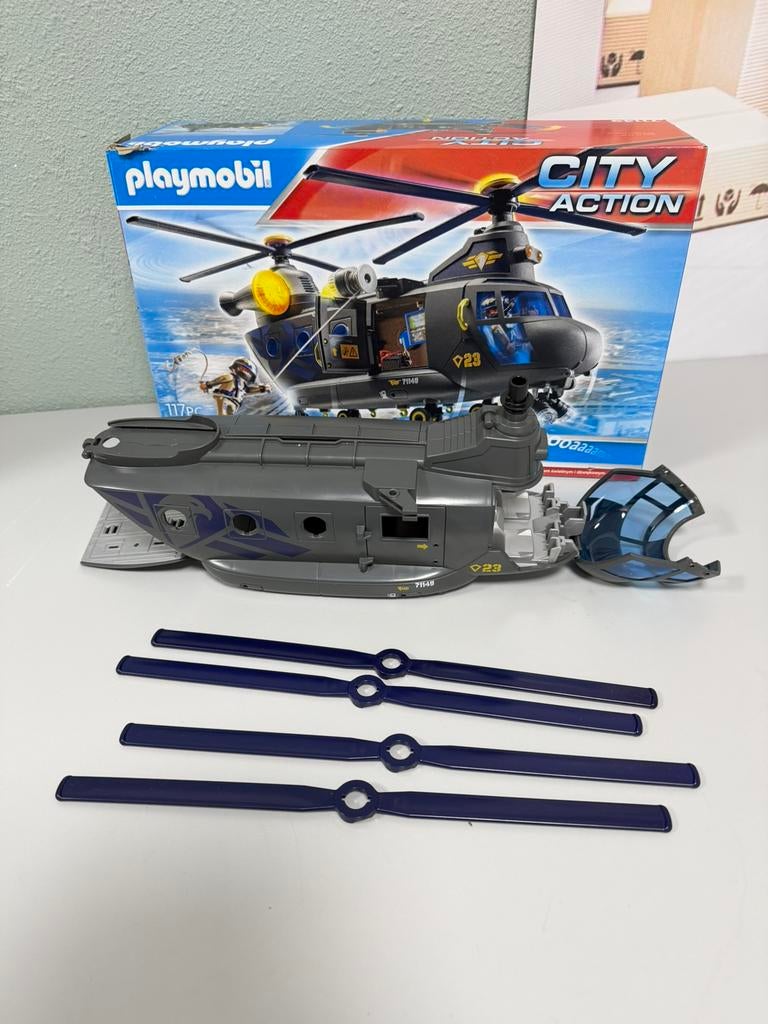 Playmobil 71149 - Los Losse Helikopter body - City action, Los playmobil, Ophalen of Verzenden, Zo goed als nieuw, H