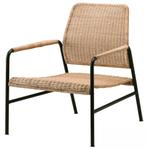 Fauteuil rotan, Ulriksberg IKEA, zo goed als nieuw, Ophalen, Gebruikt, Hout, 75 tot 100 cm