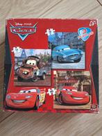 Cars puzzels - 3 in 1, Ophalen of Verzenden, 10 tot 50 stukjes, Zo goed als nieuw, 2 tot 4 jaar