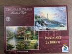Puzzel 2 x 1000 stukjes Thomas Kinkade, Ophalen, 500 t/m 1500 stukjes, Zo goed als nieuw