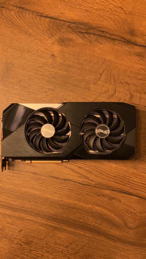 AMD Radeon RX 6750 XT ASUS Dual 12GB videokaart, Computers en Software, Videokaarten, Zo goed als nieuw, PCI-Express 4.0, GDDR6