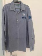 Blauw geruit sportief overhemd State of Art, Kleding | Heren, Verzenden, Zo goed als nieuw, Blauw