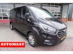 Ford Transit Custom 300 2.0 TDCI 170PK L2H1 Limited Dubbelca, Auto's, 15 km/l, Euro 6, 4 cilinders, Zwart