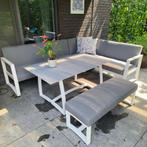 Terras Lounge Design Set-TOP als NIEUW!!!, Tuin en Terras, Tuinsets en Loungesets, Ophalen, Aluminium, Bank, Loungeset