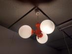 oranje hanglamp vintage jaren 70 Richard Essig design retro, Huis en Inrichting, Lampen | Hanglampen, Minder dan 50 cm, Metaal