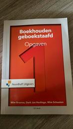 D.J.J. Heslinga - Boekhouden Geboekstaafd 1 Opgaven, Ophalen of Verzenden, D.J.J. Heslinga; W.M.J. Schauten; W.J Broerse, Management