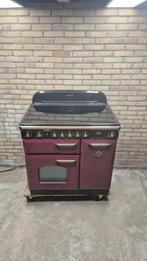 Falcon inductie 90 cranberry, Witgoed en Apparatuur, Fornuizen, 60 cm of meer, Grill, Ophalen of Verzenden, Zo goed als nieuw