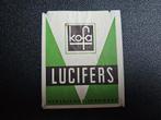 Kofa Lucifers Paketiket - Nederlands Fabrikaat, Ophalen of Verzenden, Gebruikt, Luciferdoosjes of -merken