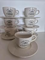 Claire Wilson Koffiekopjes met Schotels, Huis en Inrichting, Ophalen of Verzenden, Zo goed als nieuw, Overige stijlen, Kop(pen) en/of Schotel(s)