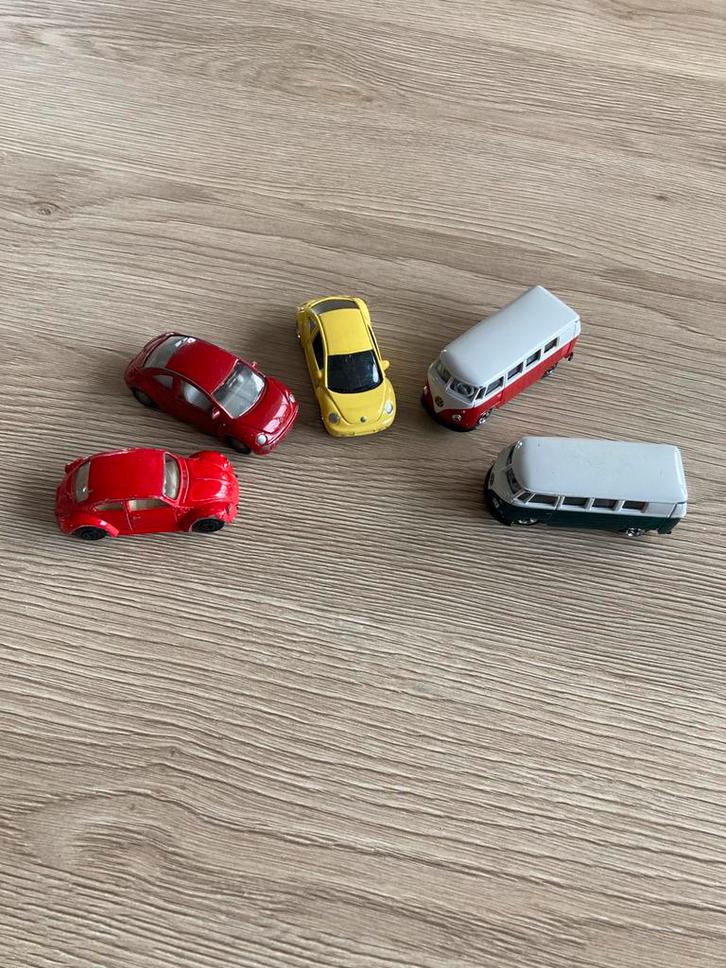 5x Volkswagen auto / bus, Kinderen en Baby's, Speelgoed | Speelgoedvoertuigen, Zo goed als nieuw, Ophalen of Verzenden