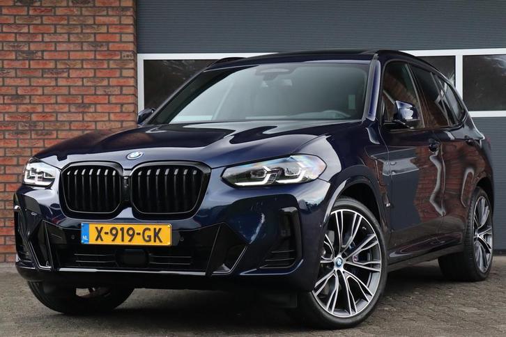 BMW X3 xDrive30e M-sport, Acc, Pano, Tansanitblau (bj 2023), Auto's, BMW, Bedrijf, Te koop, X3, 360° camera, 4x4, ABS, Achteruitrijcamera