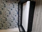 1 persoonsbed met lades, Huis en Inrichting, Slaapkamer | Bedden, Ophalen, 90 cm, Eenpersoons, Wit