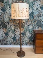 Vintage lamp - lampenkap met echte droogbloemen, Ophalen, Minder dan 100 cm