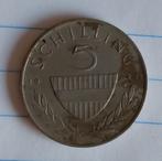 Oostenrijk munt, 5 shilling 1975,  volgnr 162, Ophalen of Verzenden, Oostenrijk, Losse munt