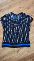 blouse met stippenpatroon van Gerry Weber, Maat 38/40 (M), Blauw, Ophalen of Verzenden, Zo goed als nieuw