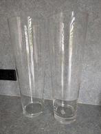 Grote glazen vazen 48cm, Ophalen, Gebruikt, Overige kleuren, Glas