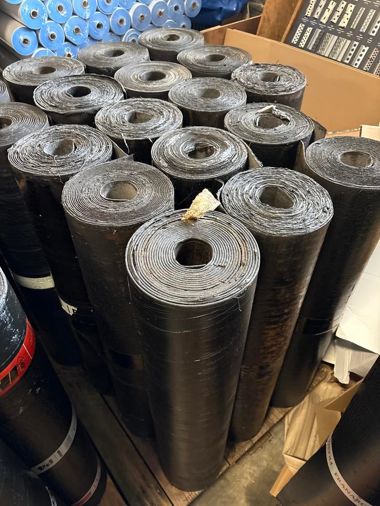 Restpartij Dakleer en Onderlaag - Nieuw!, Ophalen, Overige materialen, Zwart, Nieuw