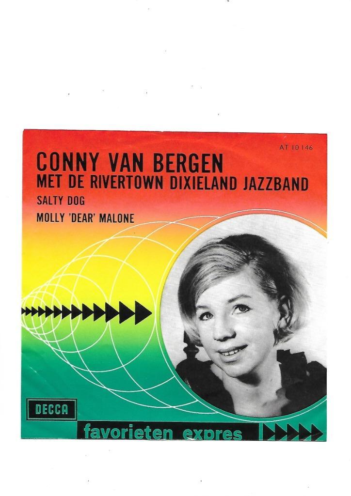 Conny van Bergen Met De Rivertown Dixieland Jazzband* 1965, Cd's en Dvd's, Vinyl Singles, Zo goed als nieuw, Single, Jazz en Blues