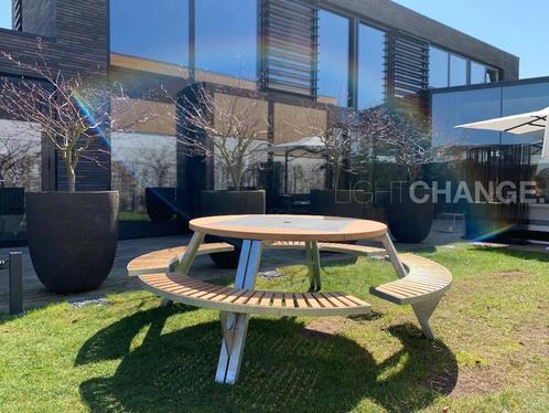 Extremis Gargantua picknicktafel tuintafel, zie ook Hopper, Tuin en Terras, Picknicktafels, Zo goed als nieuw, Rond, Ophalen