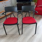 4 Kartell Stoelen - Groningen, Huis en Inrichting, Stoelen, Ophalen, Stof, Twee, Zwart