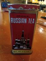 Vintage Kwong Sang Tea Blik - Russian Tea, Ophalen of Verzenden, Gebruikt, Thee, Overige merken
