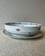 Vintage soepterrine porceleine cerabel bloemservies uniek, Ophalen of Verzenden