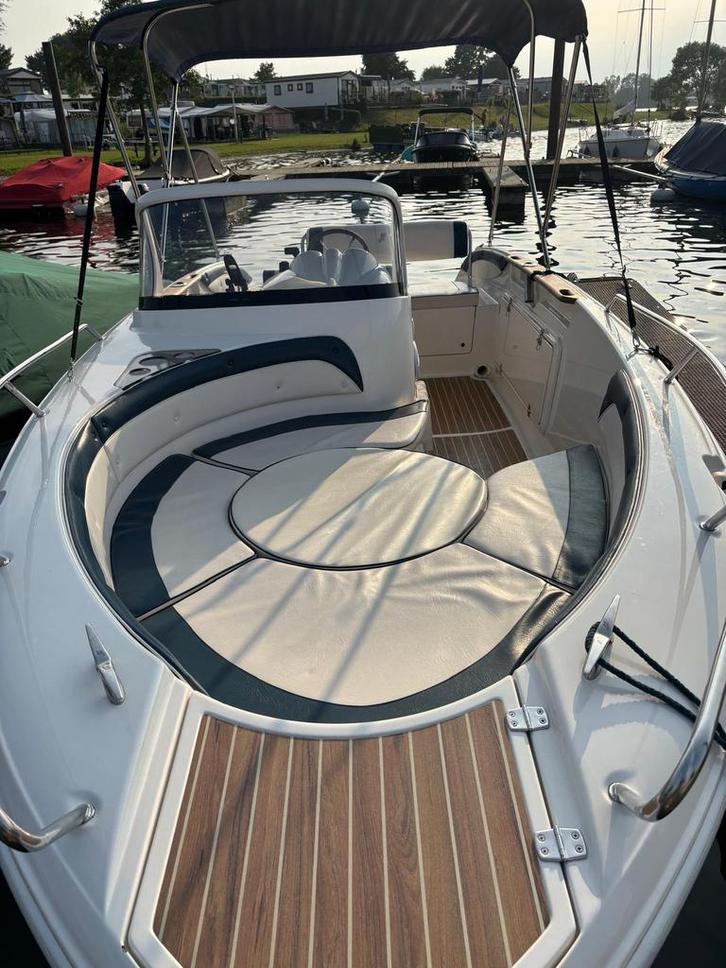 Quicksilver 600 met mercury 115 pk, Watersport en Boten, Speedboten, Zo goed als nieuw, 6 meter of meer, Benzine, 70 tot 120 pk