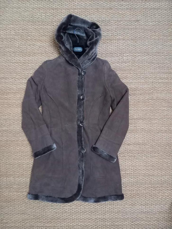Lammy coat Arma, Kleding | Dames, Jassen | Winter, Nieuw, Maat 36 (S), Bruin, Ophalen of Verzenden