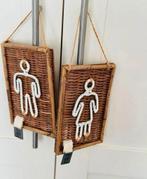 Unieke Rivièra Maison hangbordjes Toilet, Huis en Inrichting, Ophalen of Verzenden, Zo goed als nieuw