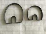 Twee oude bakvormen hoefijzer model, Antiek en Kunst, Ophalen of Verzenden