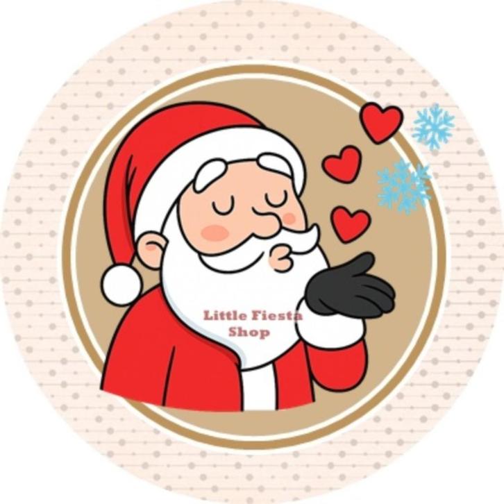 L748 icing frosting kerst man kus hart sneeuwvlok 20cm top, Hobby en Vrije tijd, Taarten en Cupcakes maken, Nieuw, Versiering