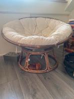 Rieten stoel, Huis en Inrichting, Stoelen, Ophalen, Gebruikt, Bruin, Riet of Rotan
