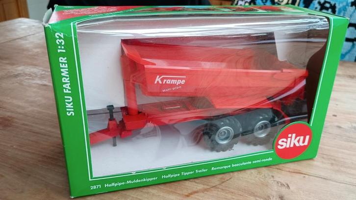 Siku Krampe halfpipe kipper., Hobby en Vrije tijd, Modelauto's | 1:32, Zo goed als nieuw, Tractor of Landbouw, SIKU, Ophalen of Verzenden