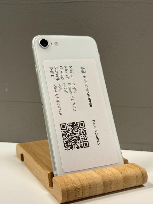 Apple iPhone SE 2020 | 64GB | 2 Jaar Garantie, Telecommunicatie, Overige Telecommunicatie, Zo goed als nieuw, Ophalen of Verzenden